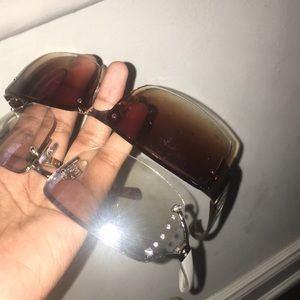 Y2K rimless sunglasses 2 for 40